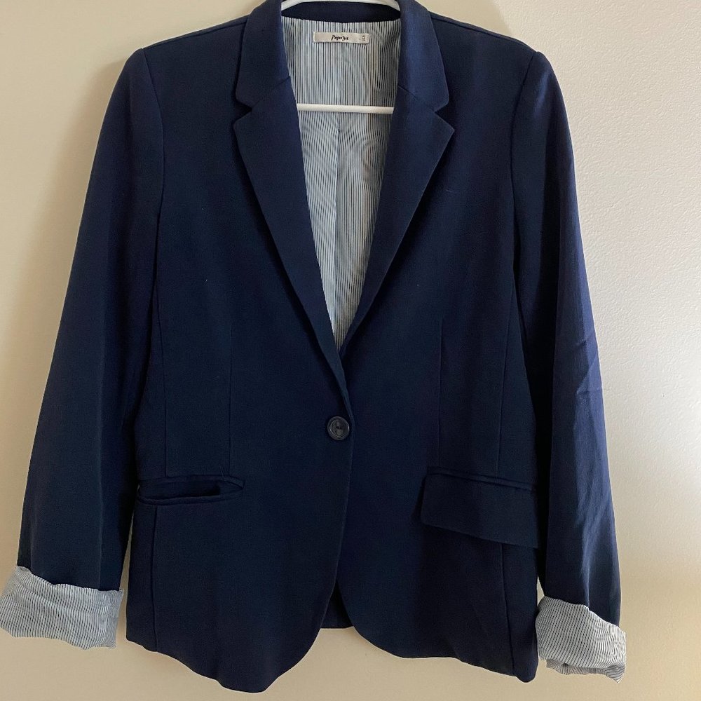 Papaya Navy Blazer/Jacket